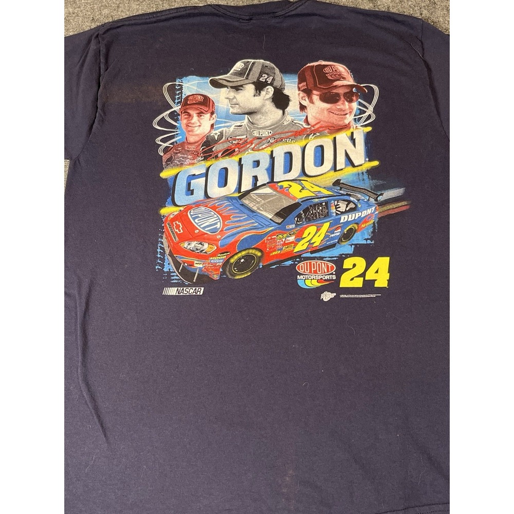Daytona 500 T-shirt Men's Size large 50yrs 2008 Jeff Gordon black